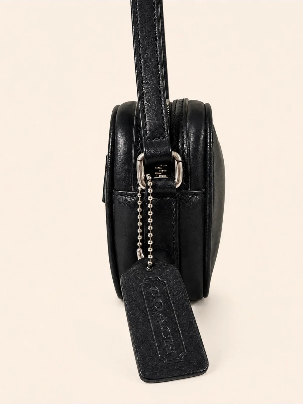 Coach Legacy West 9589 Black Leather Camera Crossbody Bag Vintage Y2K